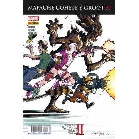 Mapache Cohete y Groot 27